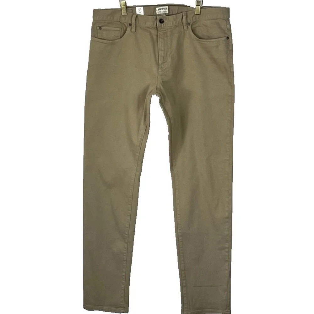 Todd Snyder Pants Mens Size 36 x 34 Slim Fit Beige 5-Pocket Chino NWT